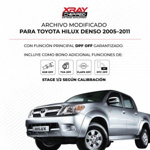 Archivo DPF OFF Toyota Hilux Denso 2005–2011 – 1era Gen